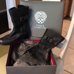 Vince Camuto Walton black vintage boot